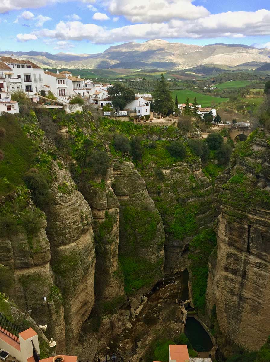 Tajo Gorge near Ronda, a mountaintop city in Spain’s Malaga province.