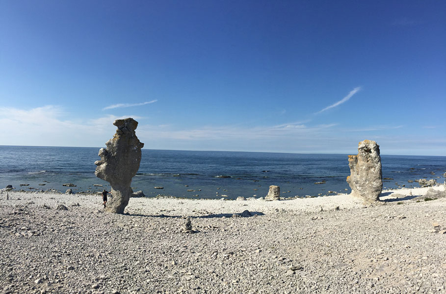 Langhammars raukar, Fårö