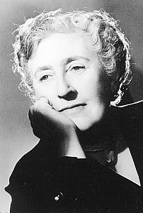 Dame Agatha Christie. Photo credit; The Christie Archive.