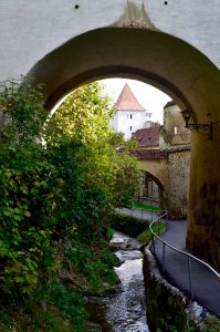 Braşov's Saxon wall just below the White Tower. Photo: Albert Ehrnrooth