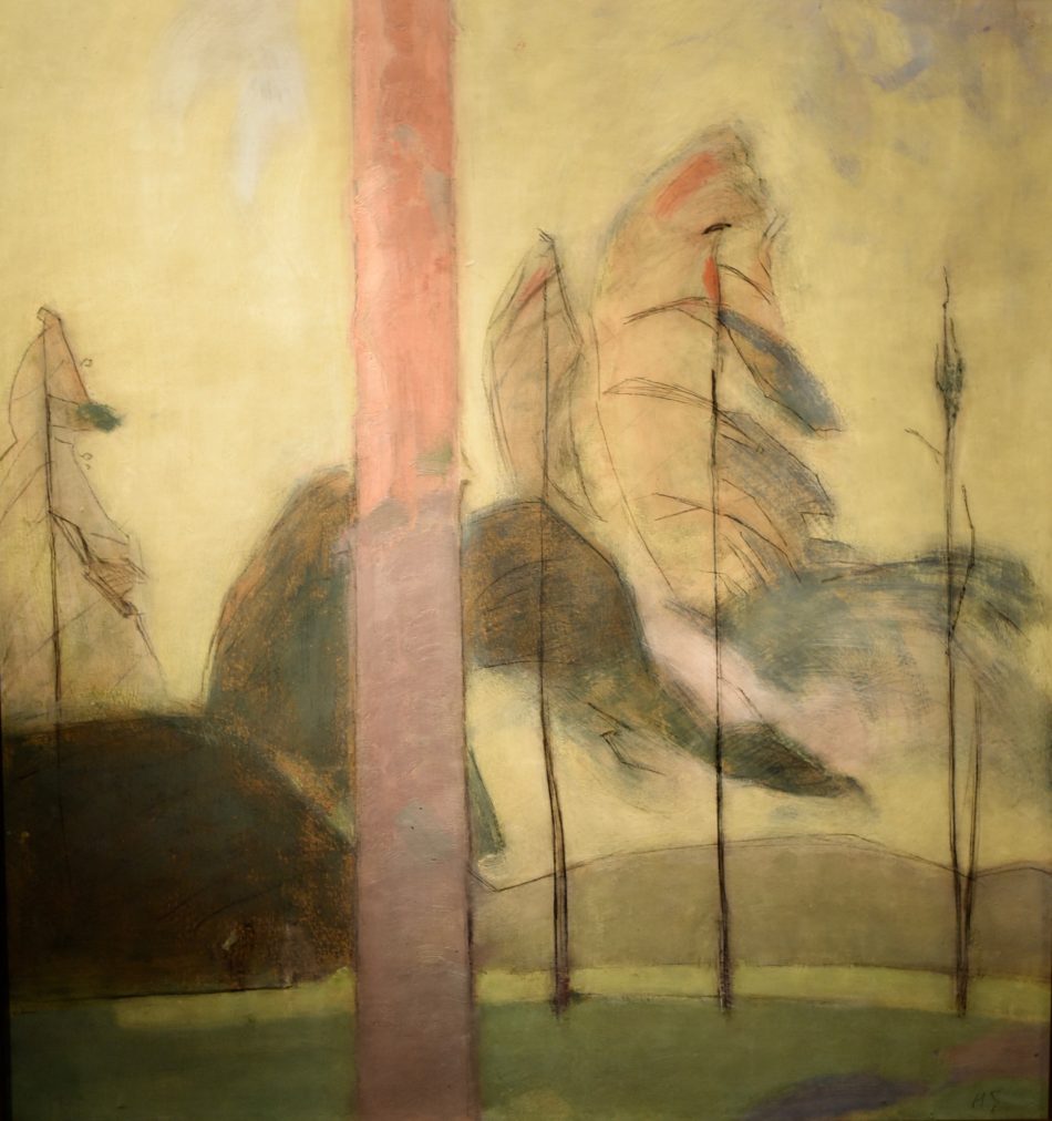 Landskap och tallar, ett landskap från Hyvinge (1914), Helene Schjerfbeck, photo:Albert ehrnrooth