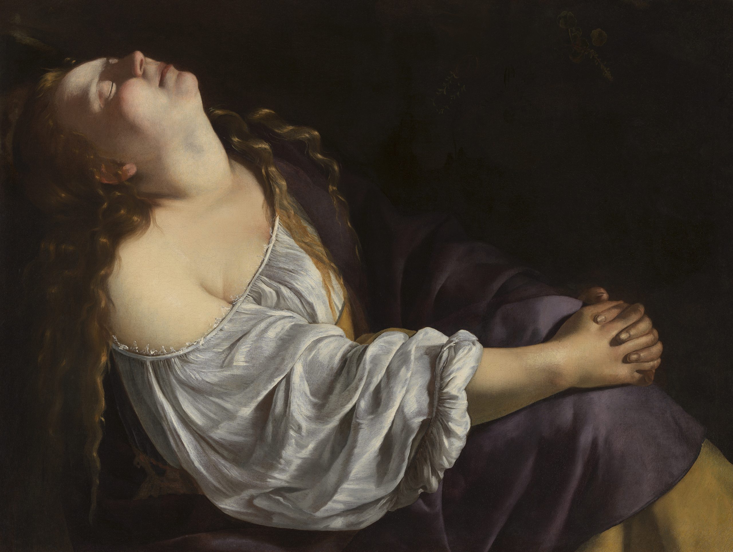 Mary Magdalene in Ecstasy, about 1620-25 Oil on canvas Artemisia Gentileschi