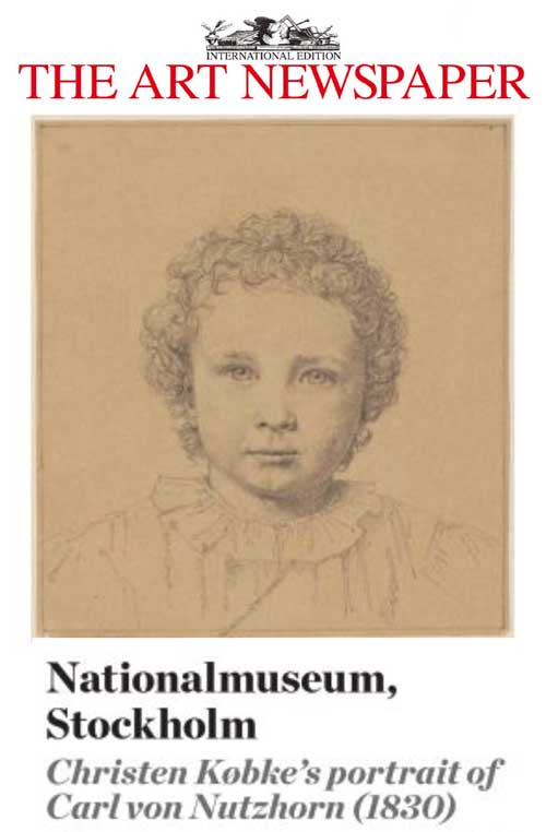 The Art Newspaper, Nationalmuseum Stockholm, Christen Købke's portrait of Carl von Nutzhorn